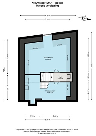 Floorplan - Nieuwstad 120A, 1381 CE Weesp